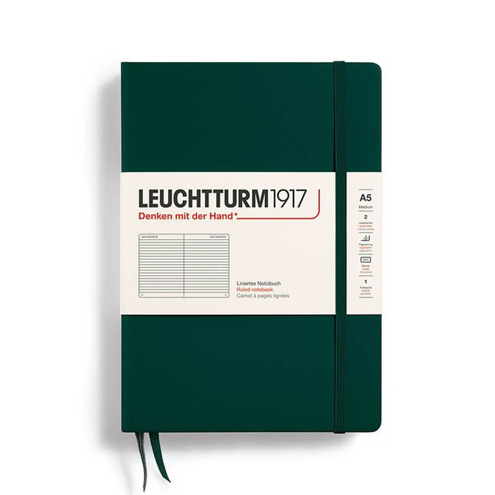 Leuchtturm A5 Harback Notebook Medium 251 Numbered Pages